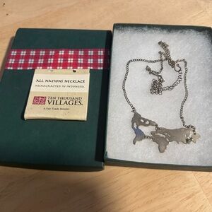 Ten Thousand Villages All Nationals Necklace Handcrafted In Indonesia